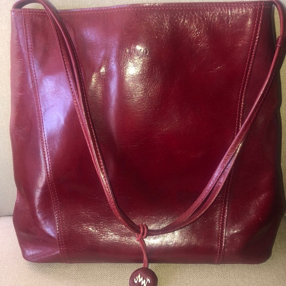 Monsac Handbags - ❤️🌹MONSAC ORIGINAL SHOUDLER BAG PURSE RED LEATHER